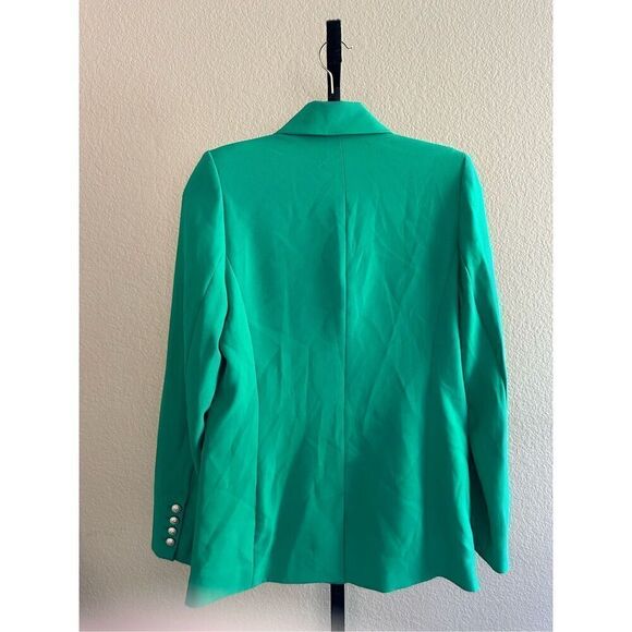 Generation Love Leighton Crepe Blazer in Kelly Green Size XS - Picture 3 of 6